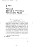 Personal Barriers to Preventing Violence and Abuse