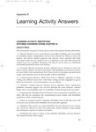 Learning Activity Answers by Nancy M. Fitzsimons
