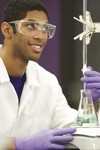 Close-up of a Student Working in a Lab