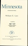 Minnesota: A Bicentennial History by William E. Lass