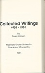 Collected Writings: 1951-1981