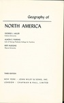 Geography of North America by George J. Miller, Almon Ernest Parkins, and Bert Hudgins